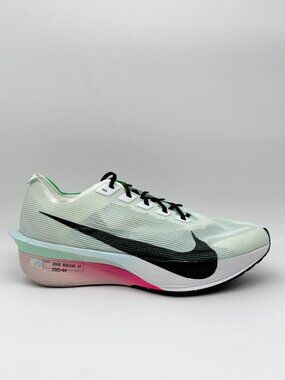 Nike Womens Zoomx Vaporfly Next% 4 Sz 9 White Black Pink New Running HF6412-101